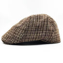 side of newsboy winter hat