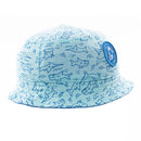 Baby Bucket Caps Pure cotton jersey fabric with printing logo and patch