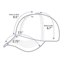 Customize washed cotton twill Baseball Caps good hight quality